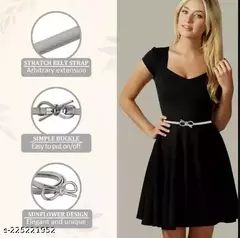 Cinto Caderin Elastizado Plateado - comprar online