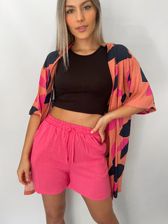 Conjunto de Lino Kimono + Short - comprar online