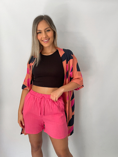 Conjunto de Lino Kimono + Short