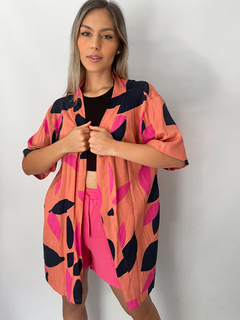 Conjunto de Lino Kimono + Short en internet