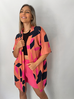Conjunto de Lino Kimono + Short - tienda online