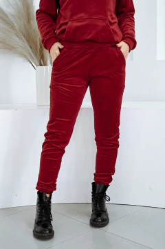Imagen de CONJUNTO PLUSH BUZO + JOGGER TABIT Talles del 1 al 6 Verde Militar
