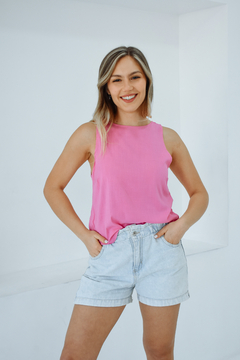 Musculosa de lino Daray - tienda online