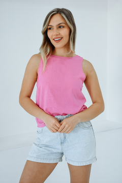 Imagen de Musculosa de lino Daray