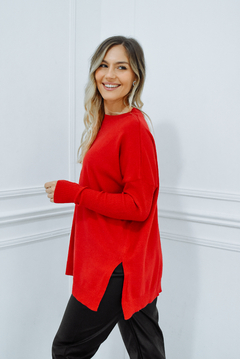 sweater oversize pullover hilo amplio mujer invierno