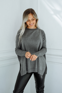 sweater oversize pullover hilo amplio mujer invierno