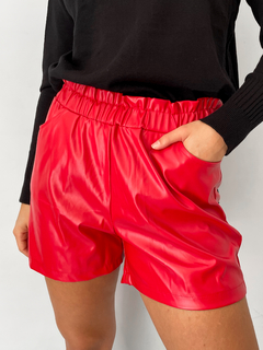 SHORT ECO CUERO ITALIA