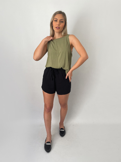 Musculosa de lino Daray