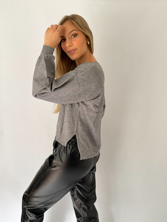 Sweater manga globo invierno
