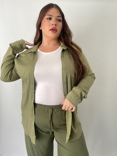Camisa de Lino Cirilla - Moda_Relativa