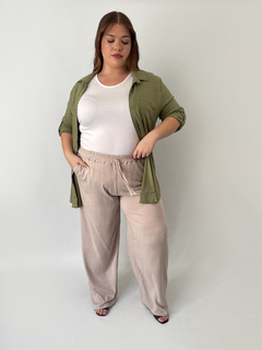 Camisa de Lino Cirilla - Moda_Relativa