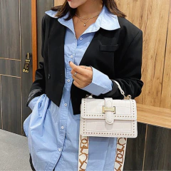 Cartera Mini Bag Importada ZION Bandolera Porta celular Blanco