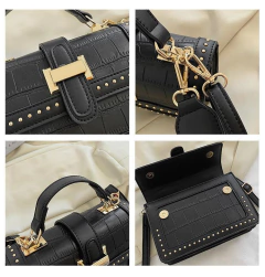 Cartera Mini Bag Importada ZION Bandolera Porta celular Negro