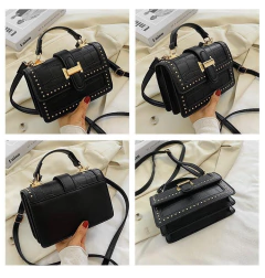 Cartera Mini Bag Importada ZION Bandolera Porta celular Negro