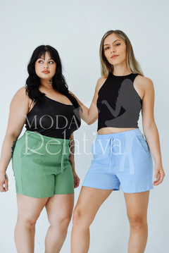 Short de Lino Moscú Talles Especiales - tienda online