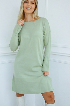 Vestido INDI Rosa sólido - tienda online