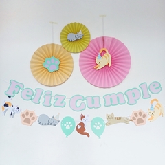KIT 3 ROSETAS + DOBLE GUIRNALDA - comprar online