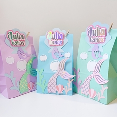 PACK X 6 BOLSITAS DECORADAS