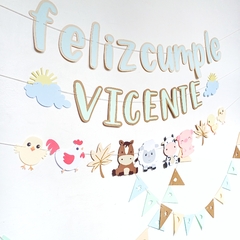 KIT TRIPLE GUIRNALDA + MINI BANDERINES