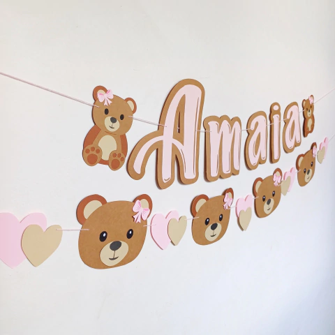 KIT DOBLE GUIRNALDA OSITA COQUETTE