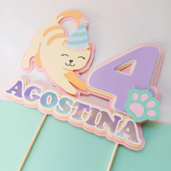 CAKE TOPPER 3D 1 PINCHO - comprar online