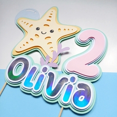CAKE TOPPER 3D 1 PINCHO - comprar online