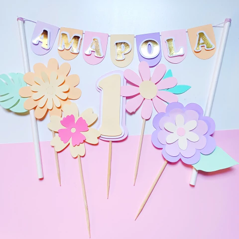 SET CAKE TOPPERS 5 PINCHOS - comprar online