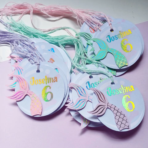 PACK POR 12 TAGS SIRENAS - comprar online