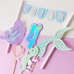 SET CAKE TOPPERS 5 PINCHOS - comprar online