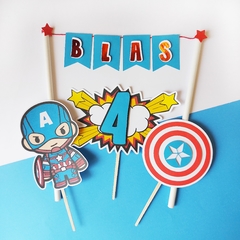 SET CAKE TOPPERS 3 PINCHOS - comprar online