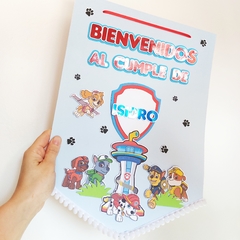 CARTEL DE BIENVENIDA