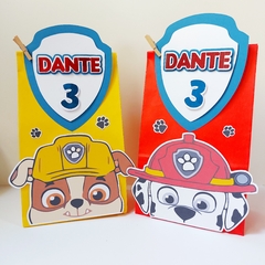 PACK X 6 BOLSITAS DECORADAS