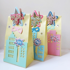 PACK X 6 BOLSITAS DECORADAS - comprar online
