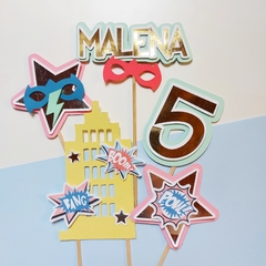 SET CAKE TOPPERS 5 PINCHOS