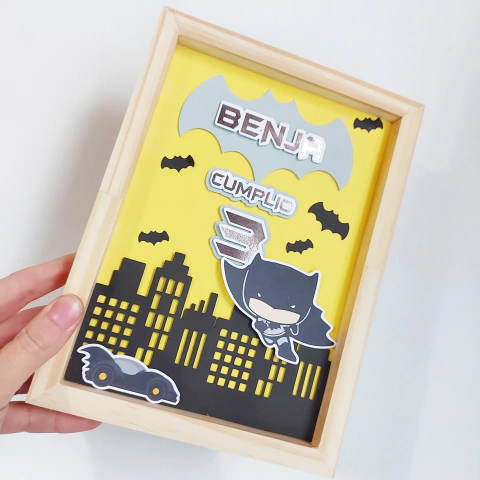 CUADRITO BOX DE RECUERDO BATMAN