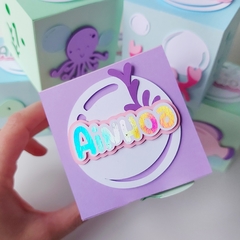 PACK POR 4 CAJAS PARA SOUVENIR - CUBO