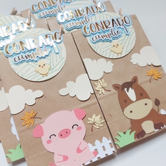 PACK X 6 BOLSITAS DECORADAS