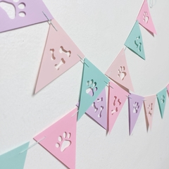 KIT FELIZ CUMPLE + 15 BORLAS + MINI BANDERINES - comprar online