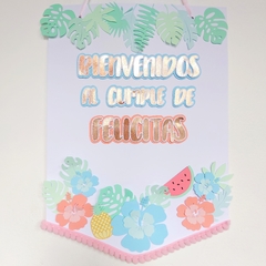 CARTEL DE BIENVENIDA - comprar online