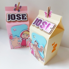PACK POR 4 CAJAS PARA SOUVENIR - MILK - comprar online