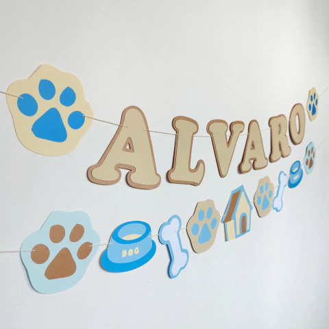 KIT DOBLE GUIRNALDA PERRITOS