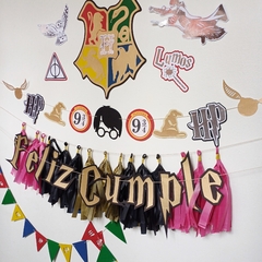 KIT CARTEL + 2 GUIRNALDAS + BORLAS - comprar online