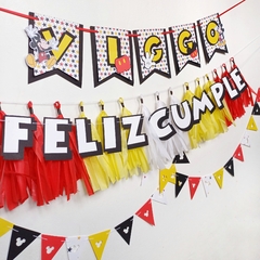 BANDERIN 3D + GUIRNALDAS + BORLAS - comprar online