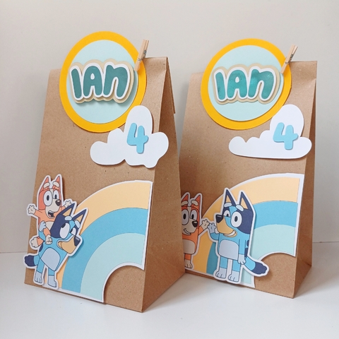 PACK X 4 BOLSITAS DECORADAS
