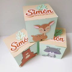 PACK POR 4 CAJAS PARA SOUVENIR - CUBO en internet