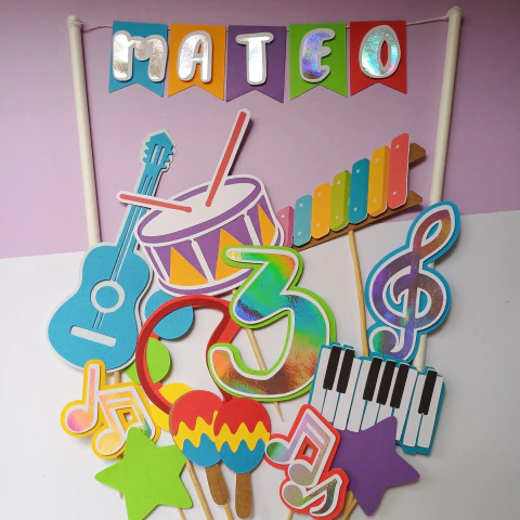 SET CAKE TOPPERS 12 PINCHOS