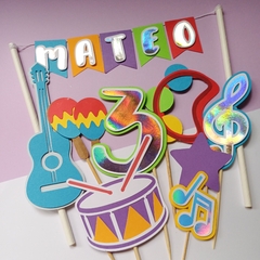 SET CAKE TOPPERS 8 PINCHOS - comprar online