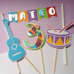 SET CAKE TOPPERS 3 PINCHOS - comprar online