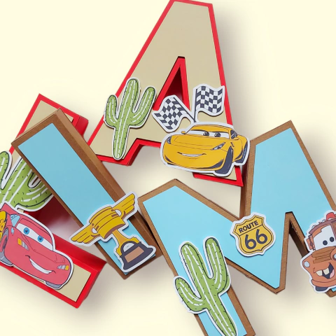 LETRA 3D - POR UNIDAD