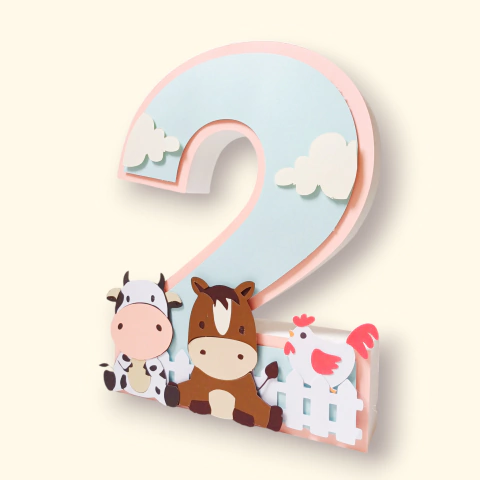 NÚMERO 3D XL GRANJA